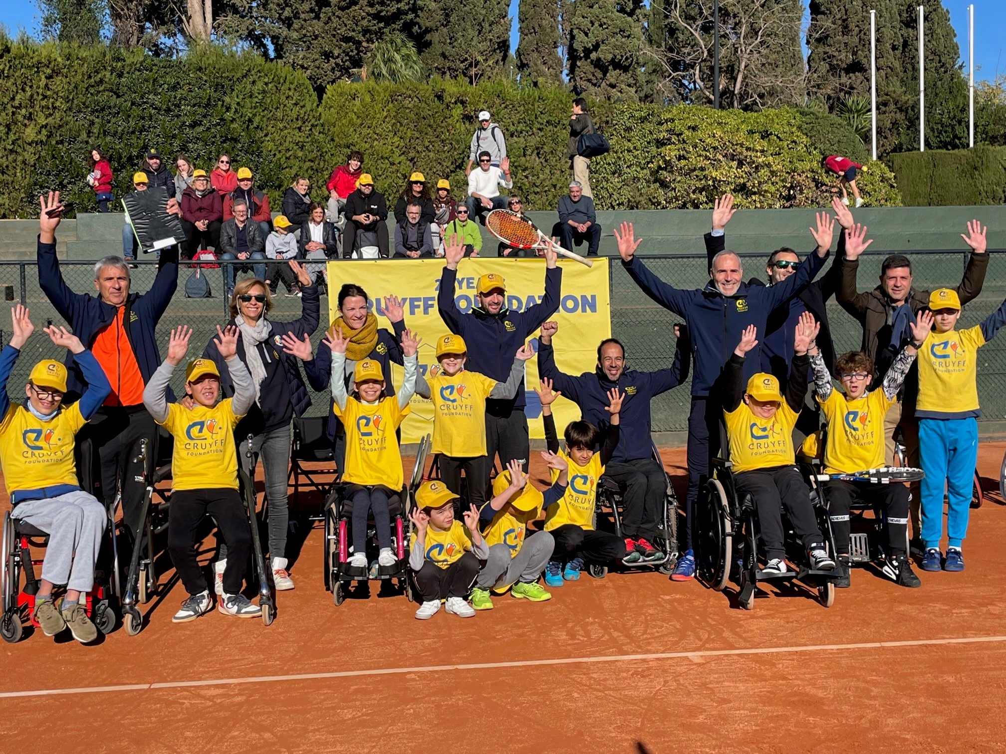 Jornada especial para las Escuelas de Tenis Adaptado del RCPB y Reus Monterols